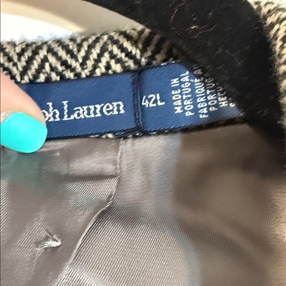 Polo Ralph Lauren Herringbone Wool-Blend Jacket 42L - Picture 4 of 5